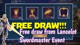 Get free draw from The Legend of Sword event in Mobile Legends | Lancelot HERO skin