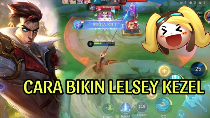 CARA BIKIN LELSEY KEZEL:)