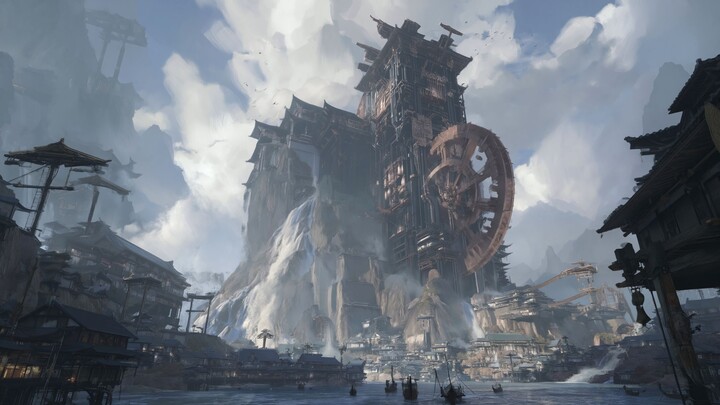 "Master, is the end of the map really the legendary Mechanism City?"