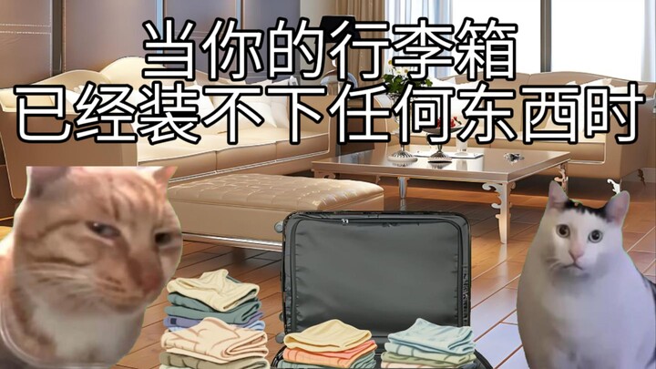 当你的行李箱已经装不下任何东西时