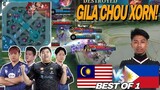 GILA CHOU XORN MENGALAHKAN FILIPINA !! MY VS PH BEST OF 1 - SEAGAMES MOBILE LEGENDS