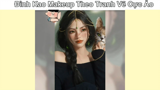 Makeup như tranh vẽ #makeup #doisong