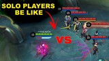 WHY PLAYING SOLO IS HARDER than 5MAN | MOBILE LEGENDS