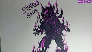 How To Draw Shadow Sans Cách vẽ Xans Bóng Tối Dễ và Đơn giản