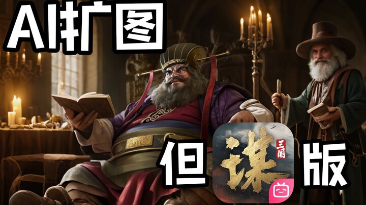 遇上AI扩图，你永远都不会猜到下一秒它会给你什么【三国:谋定天下】