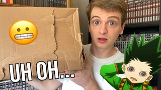 My Package Came DAMAGED... Hunter x Hunter Manga Unboxing!