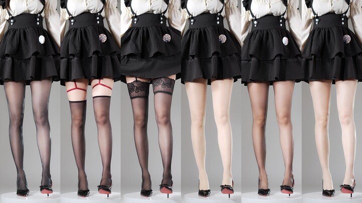 เปรียบเทียบการลองใส่ผ้าไหมอิงแบบต่างๆ 【เบ่งเบ่ง】