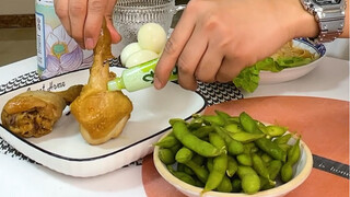 #น้ำแป้งรากบัวรสกุ้งกานพลูและถั่ว ฮวาเหนียวอยากให้ปินปินได้ผลลัพธ์ที่คาดไม่ถึง #มาทานข้าวด้วยกันเถอะ