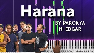 Harana by Parokya ni Edgar piano cover + sheet music & lyrics