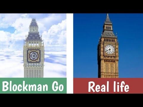 Blockman Go vs Real Life places (Blockmango Go : Blockymods)