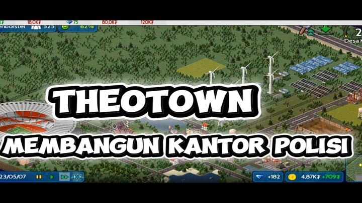 Theotown, membangun kantor polisi