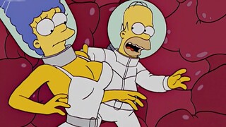 The Simpsons: Demi menyelamatkan gandum yang ditelan bos, keluarga Simpson memasuki tubuh bos