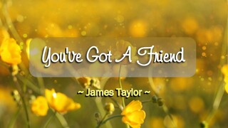 You've Got A Friend - James Taylor ( KARAOKE )