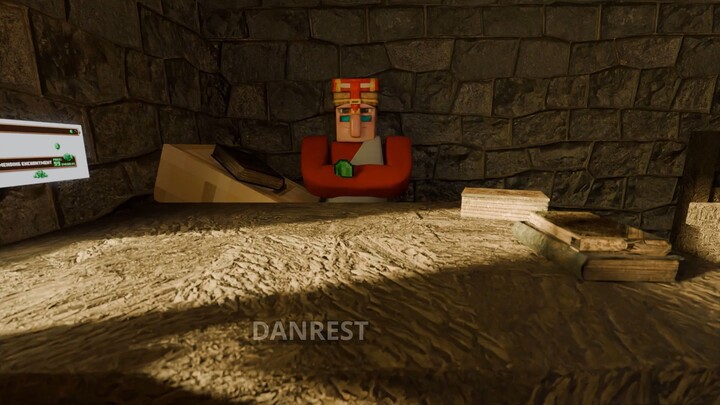 book seller Minecraft animation