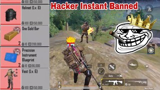 Hacker instant banned After Shooting Me - Pubg Mobile Metro Royale Mode gameplay