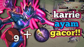 KARRIE AYAM ATTACK SPEED 99% DAMAGENYA GILA CUY‼️