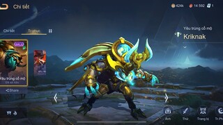 Liên Quân Mobile - Review Skin Kriknak Yêu Trùng Cổ Mộ