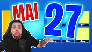 BOUTIQUE FORTNITE D’AUJOURD’HUI (27 mai 2024) 💙🥳 (Boutique du jour)