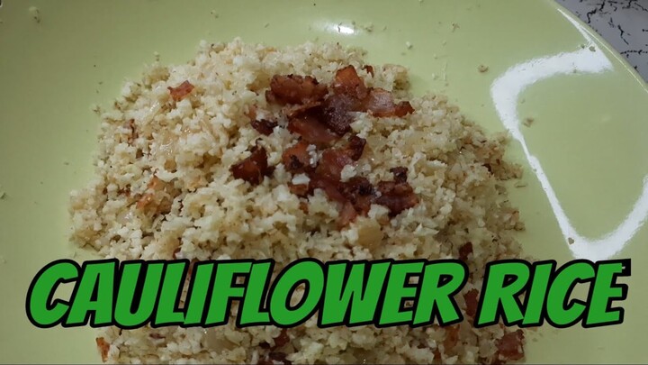 HOW TO MAKE CAULIFLOWER RICE | KETO DIET