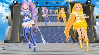 【mmdプリキュア】キュアビート＆キュアミューズでハートキャッチ☆パラダイス