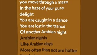 Arabian night