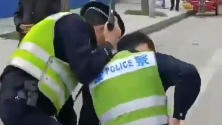 Man Attacks Police with a Knife, Shot and Subdued