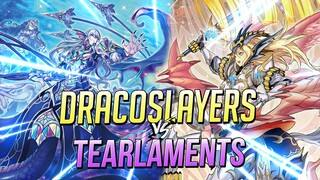 DRACOSLAYER VS TEARLAMENT YU-GI-OH! GAMEPLAY!!