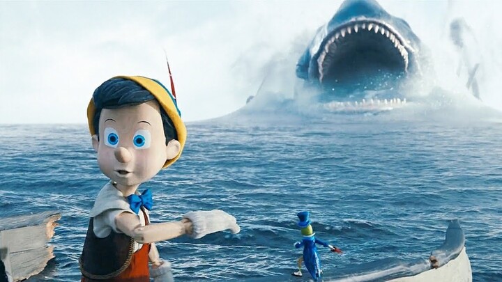 Pinocchio Vs Whale Monster Chase Scene HD | Pinocchio [2022]