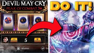 DO THIS NOW (correctly)!!!!!! GOD TIER F2P EVENT!!! (Devil May Cry: Peak of Combat)