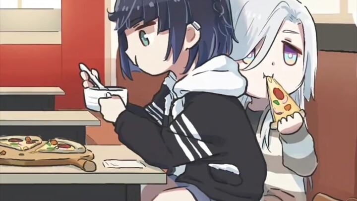 شين خه: غان يو، أليس لديك أصدقاء؟   الرسّام: يا صاحب القلب الضعيف!