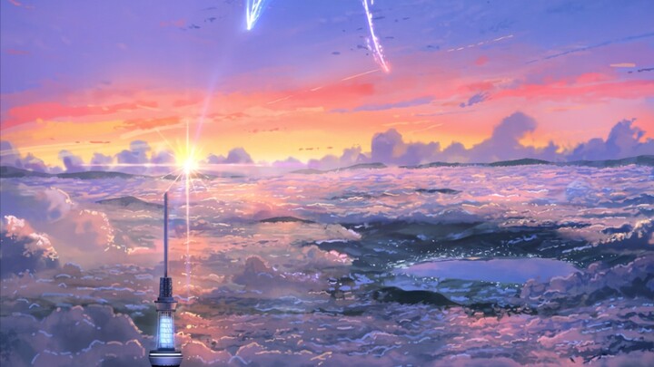 Your Name Tokyo Itomori Town #Twilight #Tear-jerking