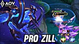 AOV : ZILL GAMEPLAY | PRO ZILL - ARENA OF VALOR LIÊNQUÂNMOBILE ROV COT 傳說對決
