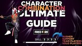 CHARACTER COMBINATION GUIDE FOR ALL TYPE OF PLAYERS. GARENA FREE FIRE