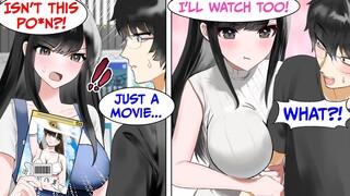 I Rent A Horror Movie But My Hot Classmate Suspects It's Naughty & Gets Jealous (RomCom Manga Dub)