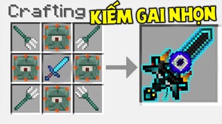 THỬ THÁCH SINH TỒN TRONG THẾ GIỚI TOÀN LÀ KIẾM TRONG MINECRAFT #9 *KIẾM GAI NHỌN CÁ GIÁM HỘ*