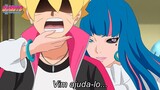 Boruto fica assustado ao ver nova Amiga de Naruto e Sasuke - Boruto