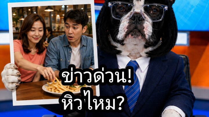 ‎[สำนักข่าว ASUJIAI] ข่าวด่วน! คดีหิวไหม #asujiai #funny #cat #dog
