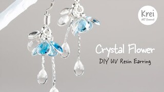 UV Resin - DIY Crystal Flower Resin Earring