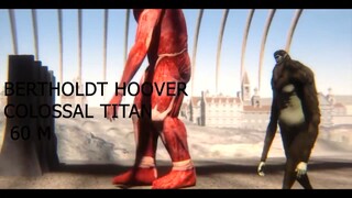 Attack On Titan Size Comparison 2021 part 4 #attackontitan