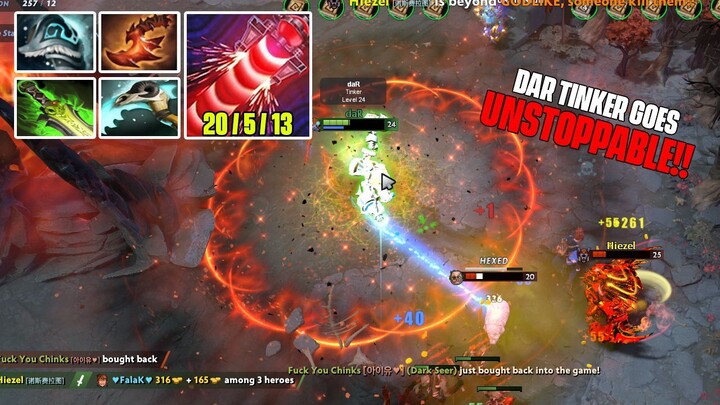 DAR THE RANK 28 TINKER PLAYER PLAYING AGAINST 7K MMR PLAYERS