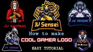 HOW TO MAKE GAMER LOGO | EASY TUTORIAL