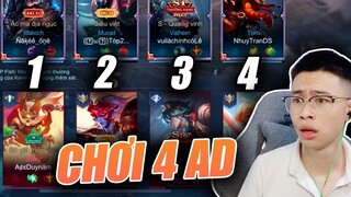 Team bạn chơi 4 AD và 1 chiếc slim đến tháng