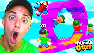 CREAMOS una MEGA RAMPA TROLL en STUMBLE GUYS! 😱 MODO CREATIVO
