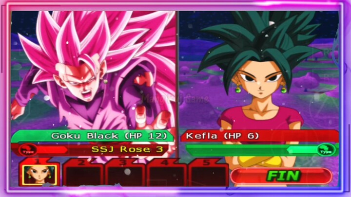 GOKU BLACK SSJ ROSE 4 VS KEFLA - DB MOD ANDROID GAMEPLAY