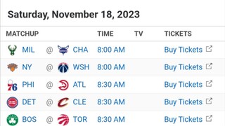 NBA Picks l November 18, 2023 l Philippine Time | Pinoy Silent Picks