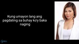 Katrina Velarde - Kung naging tayong dalawa (lyrics video)