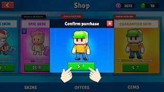 PIXEL GUY for 5 GEMS!! 💚💚💚 - Stumble Guys