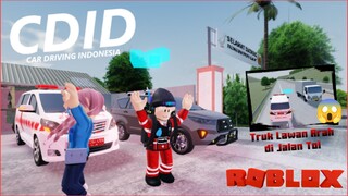 Mobil Ambulans Nyaris Tertabrak Truk Lawan Arah di Jalan Tol CDID | Roblox Indonesia