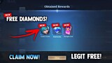 NEW! GET FREE 1K DIAMONDS AND SPECIAL SKIN + STARLIGHT CARD! LEGIT FREE! | MOBILE LEGENDS 2022