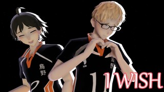 [MMD X Haikyuu!!] I Wish (Tsukishima, Yamaguchi